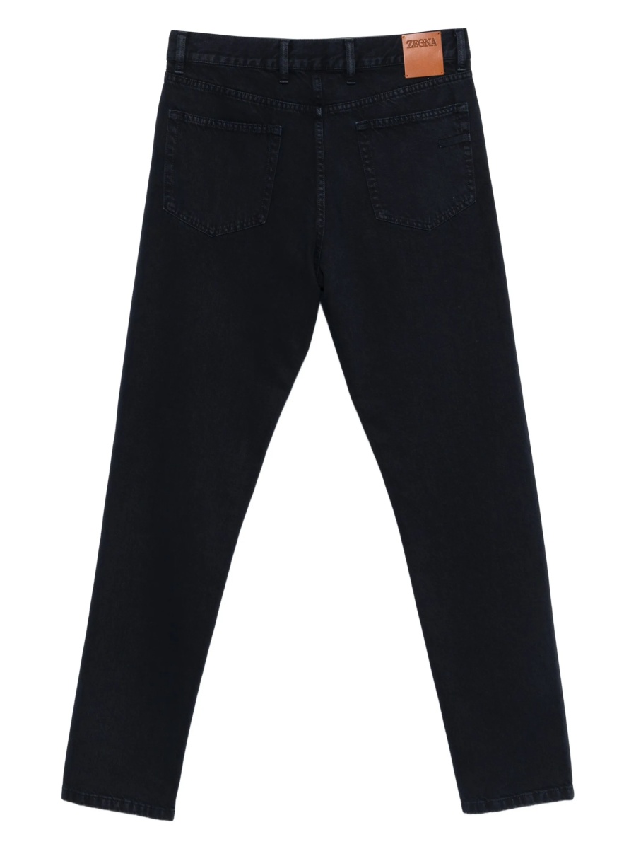 Blugi drepti ZEGNA albastri - Img 2
