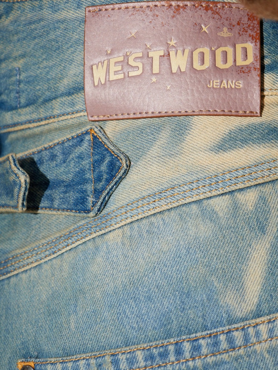 Blugi evazati Vivienne Westwood albastri - Img 5