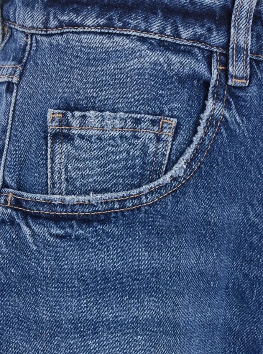 Blugi Icon Denim albastri din denim 'Poppy' - Img 3