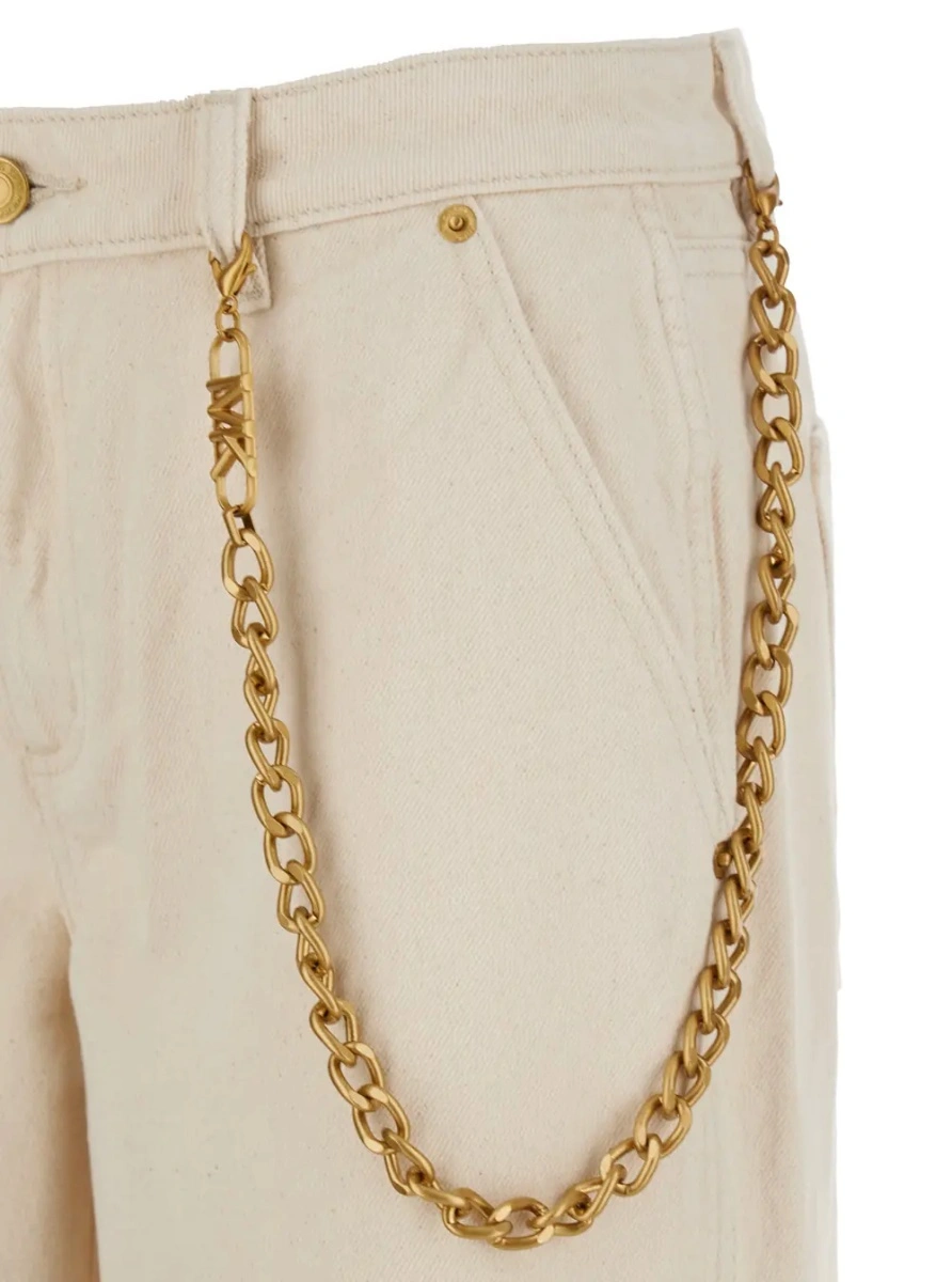 Blugi Michael Kors bej din denim - Img 3