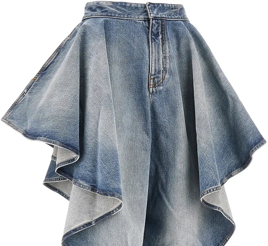 Blugi Panelled jeans with cuff - Img 2