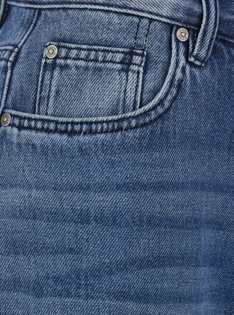 Blugi Pinko albastri din denim 'Emma' - Img 3