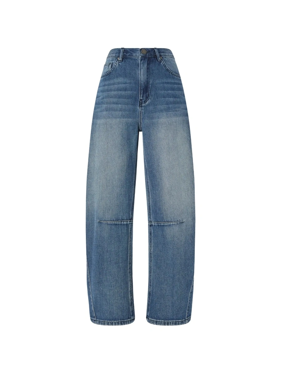 Blugi Pinko albastri din denim 'Emma' - Img 5