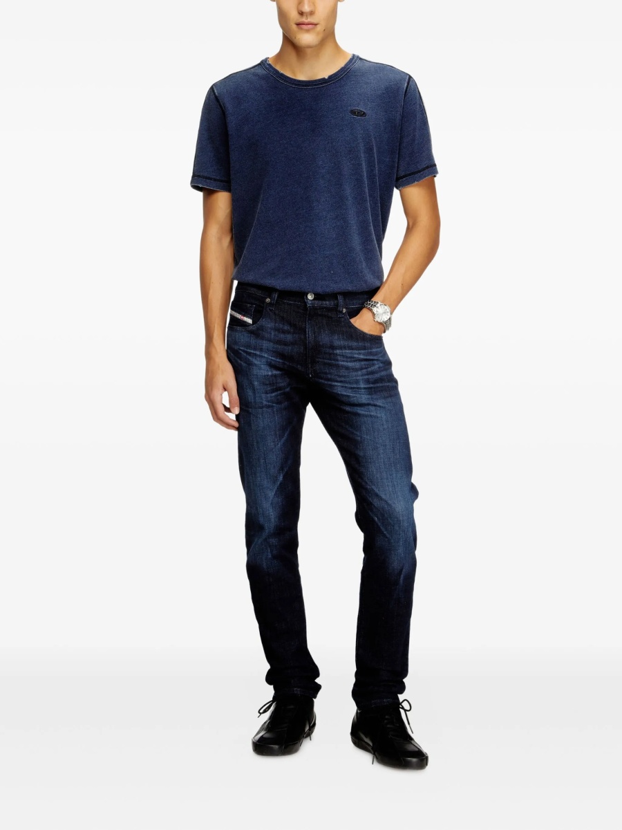 Blugi slim fit Diesel albastri - Img 2