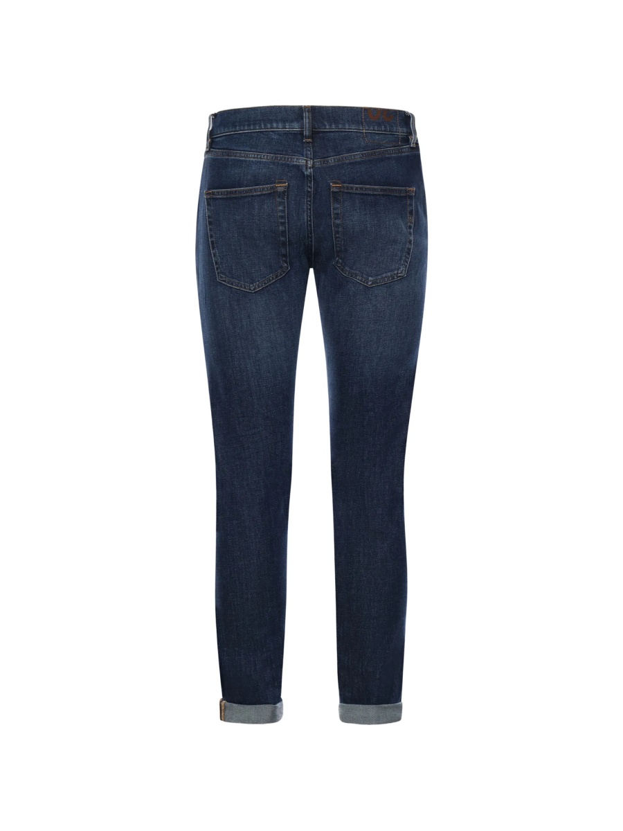 Blugi slim fit Dondup albastri - Img 2
