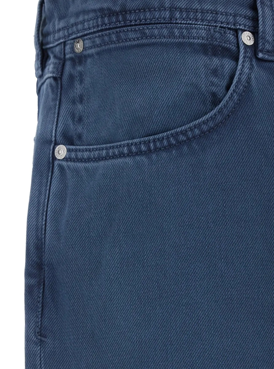 Blugi Stone Island albastri din denim - Img 3