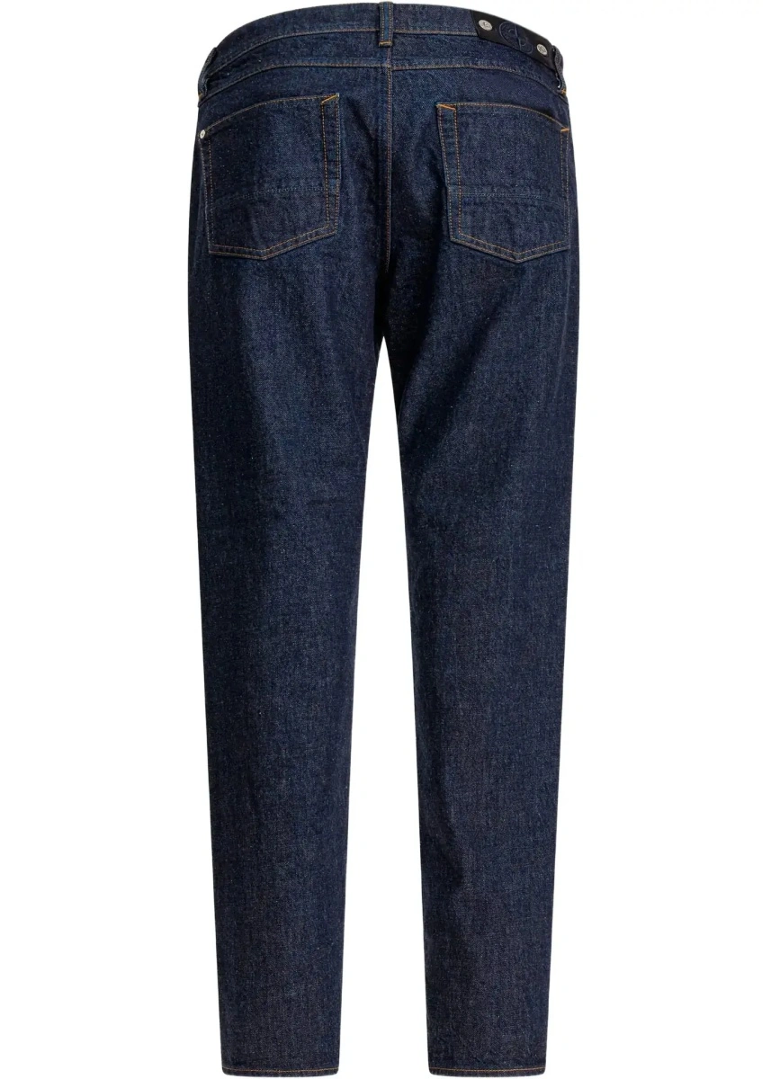 Blugi Stone Island albastri din denim - Img 4