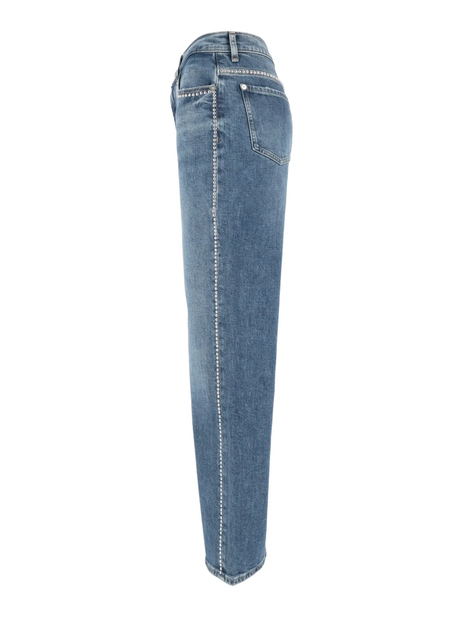 Blugi STOVEPIPE STRAIGHT Avenue With Side Studs - Img 3