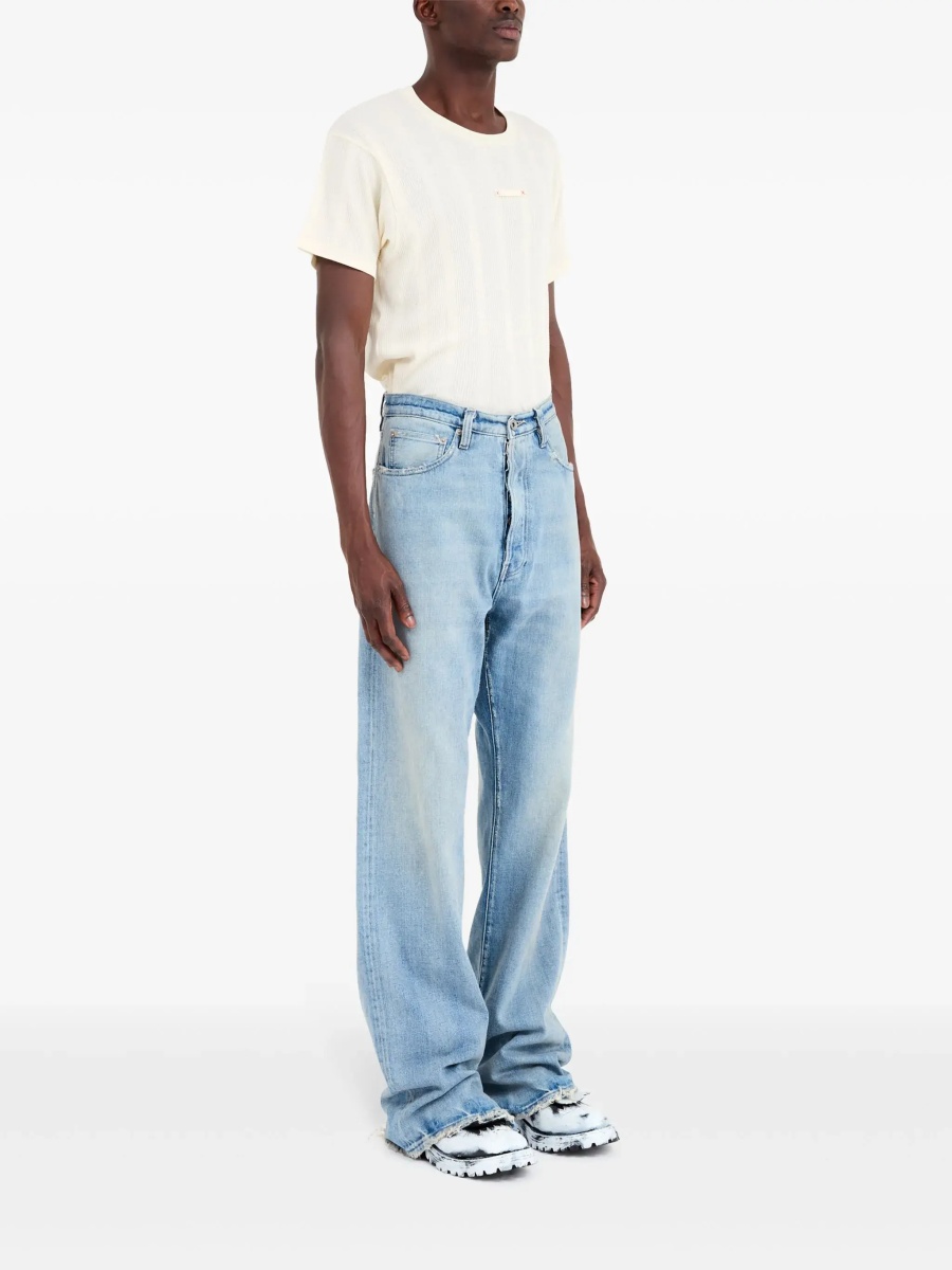 Blugi Straight-leg jeans with buckle - Img 6