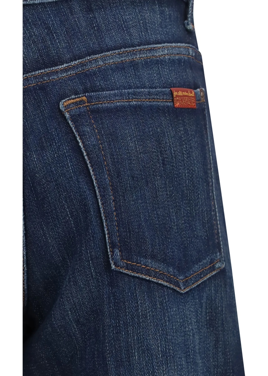 Blugi Straight-leg Vintage wash Jeans - Img 3