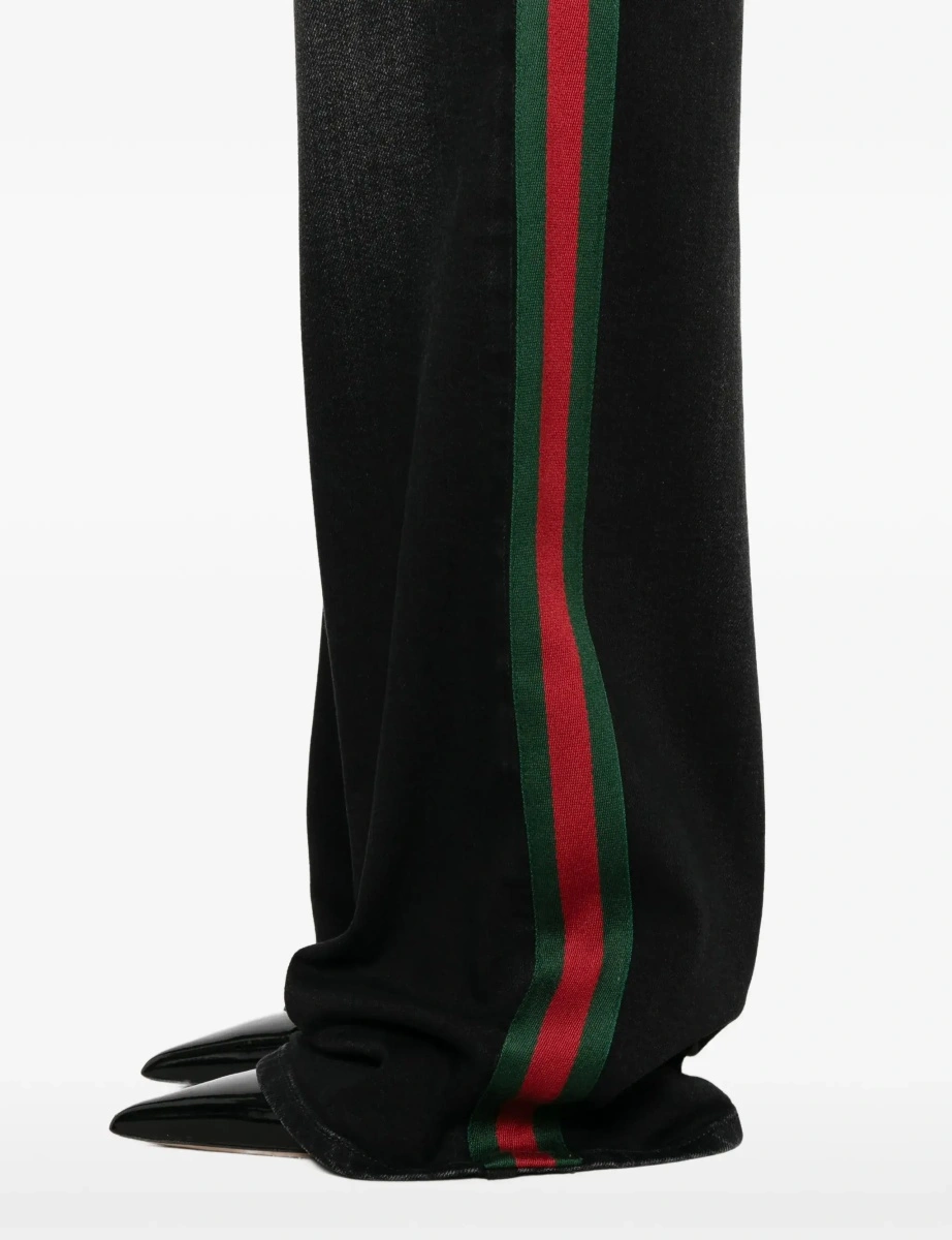 Blugi Stretch cotton Jeans with Web stripe - Img 7