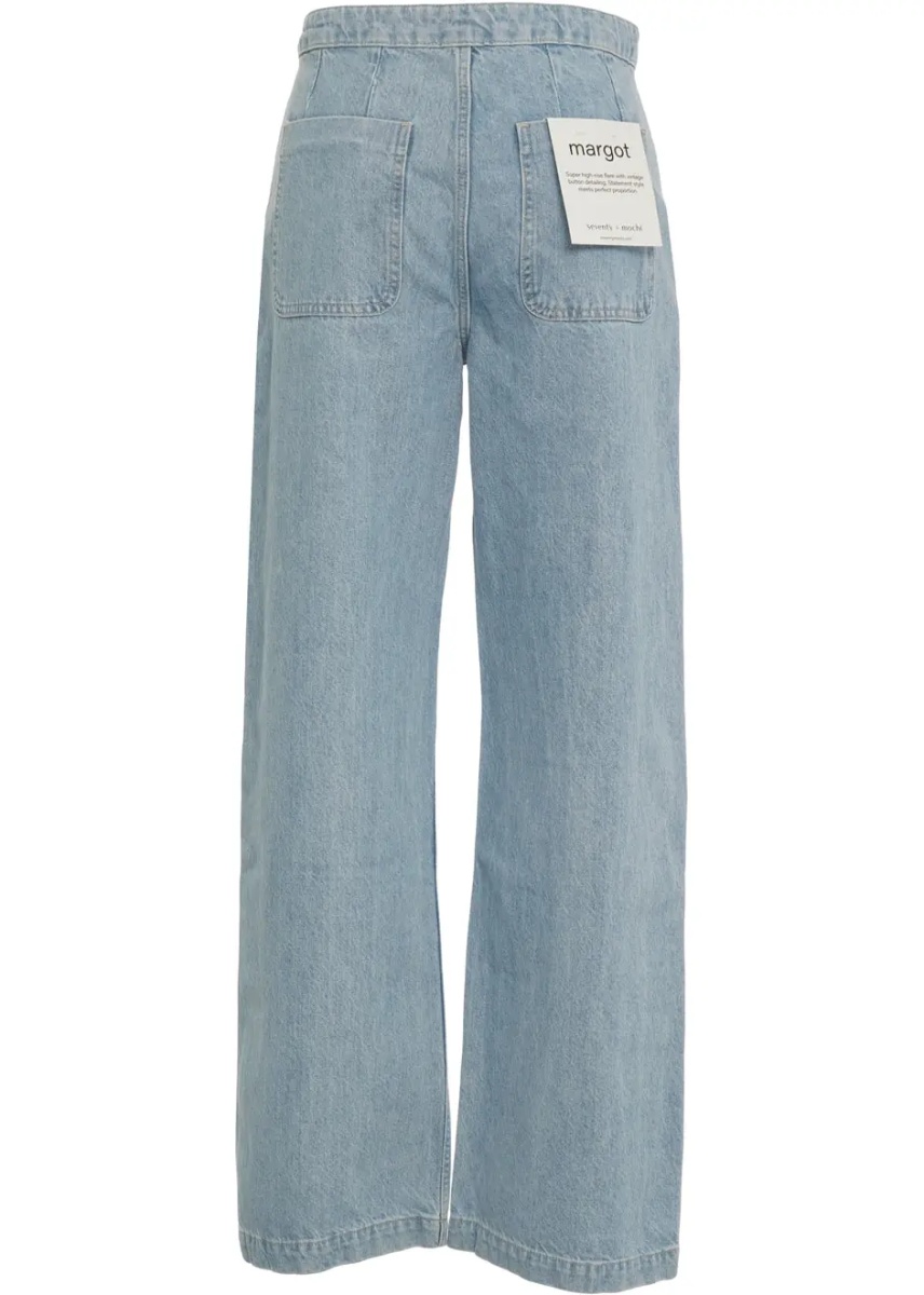 Blugi Wide leg jeans 'Margot' - Img 4
