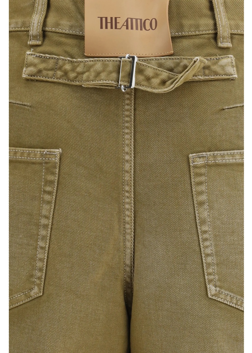 Blugi Wide-leg Jeans with back belt - Img 3