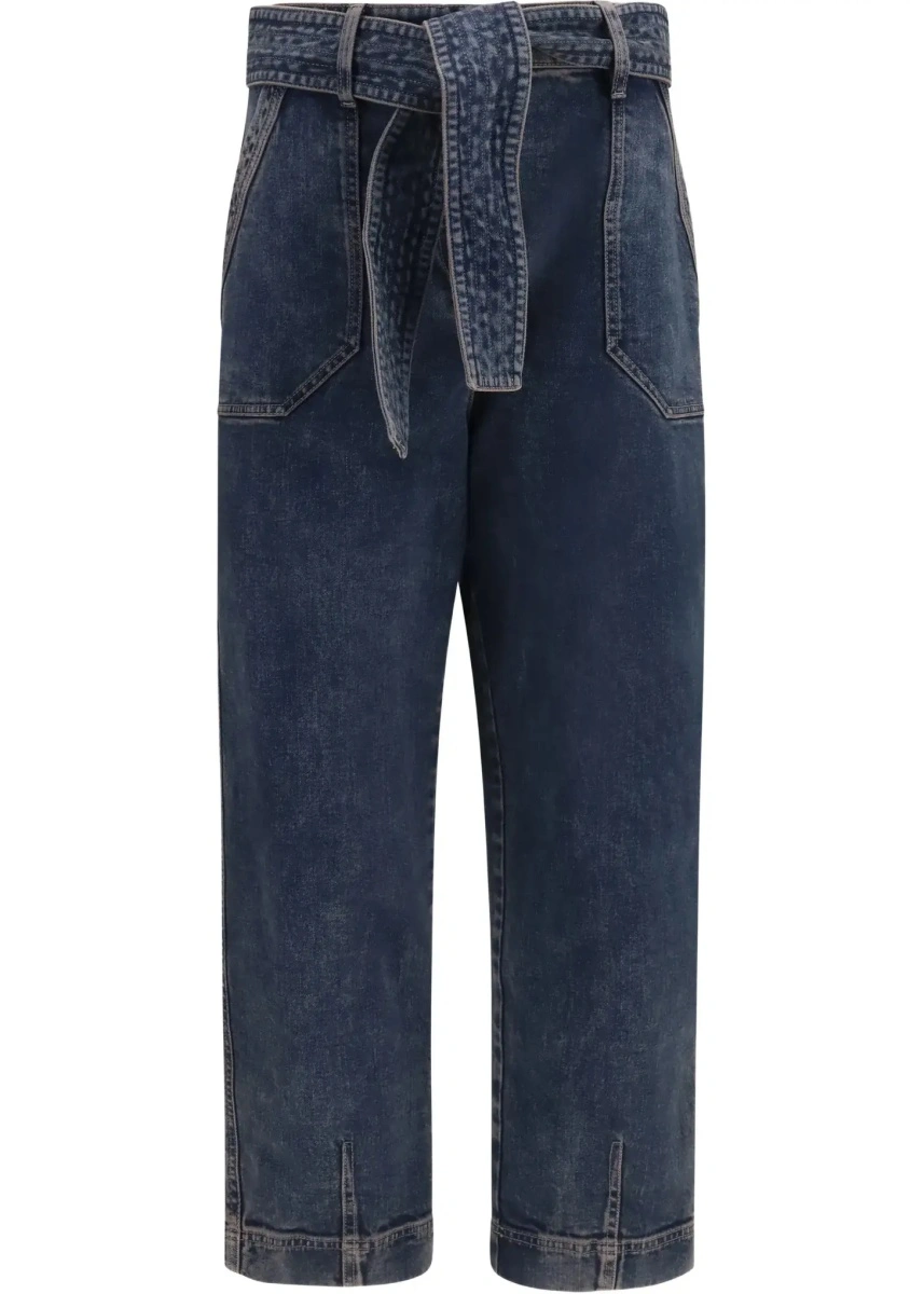 Blugi Wide-leg Jeans with belt - Img 6