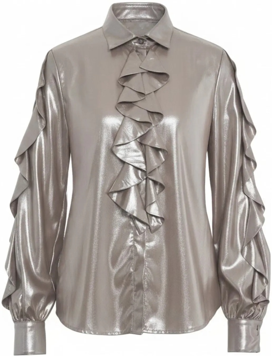 Bluza Blouse with ruffle details - Img 2