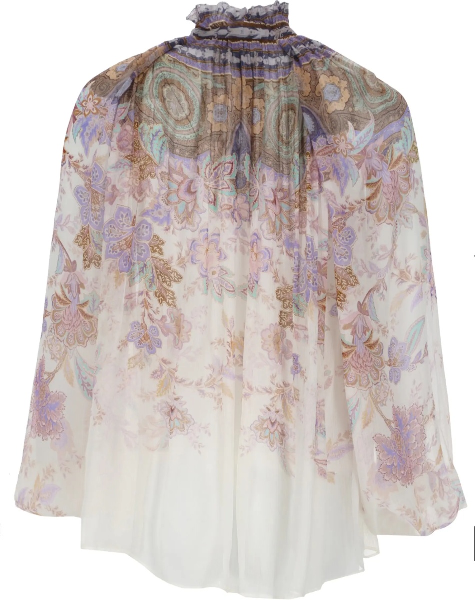Bluza Blusa "Luna" Con Maniche A Sbuffo - Img 2