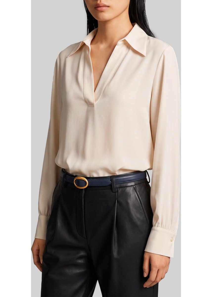 Bluza Champagne Double Georgette Blouse - Img 2