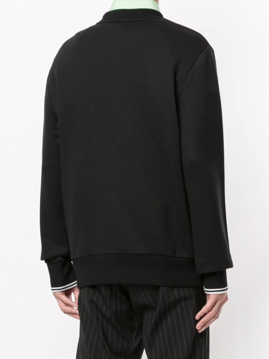Bluza de trening Fred Perry neagra - Img 4