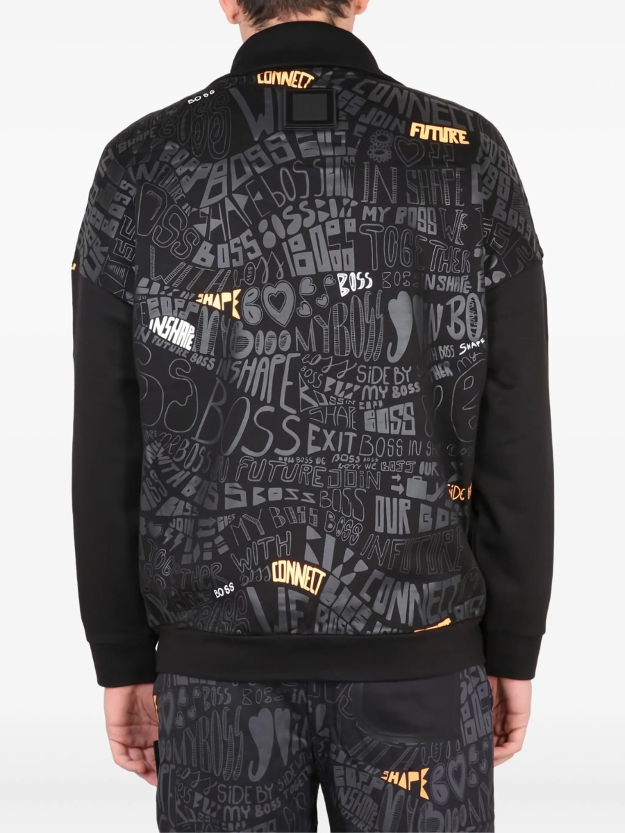 Bluza de trening Hugo Boss neagra - Img 3