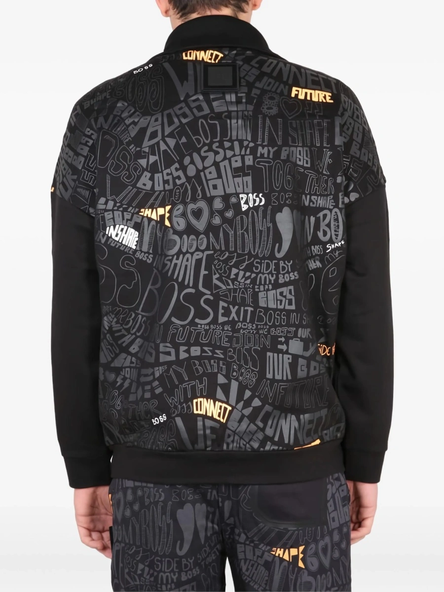 Bluza de trening Hugo Boss neagra - Img 3