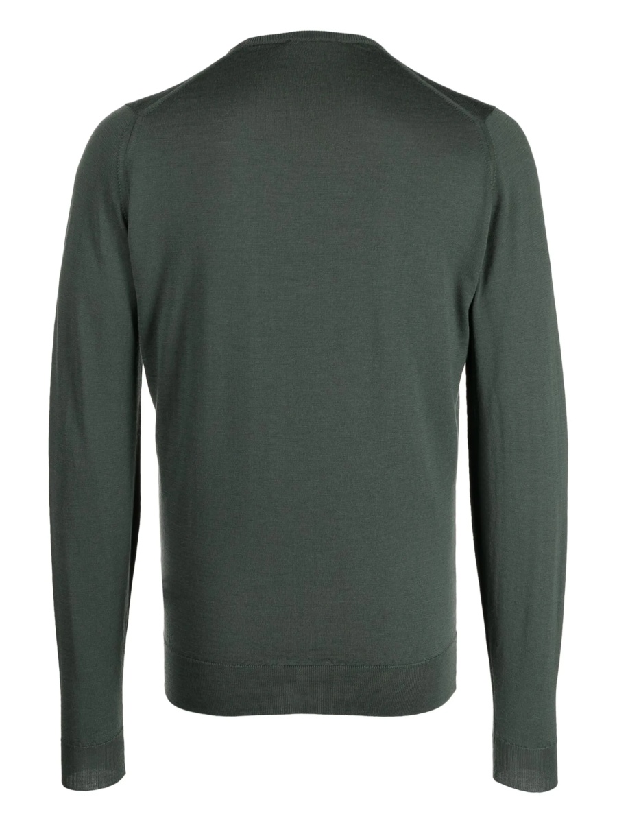 Bluza de trening John Smedley verde - Img 2