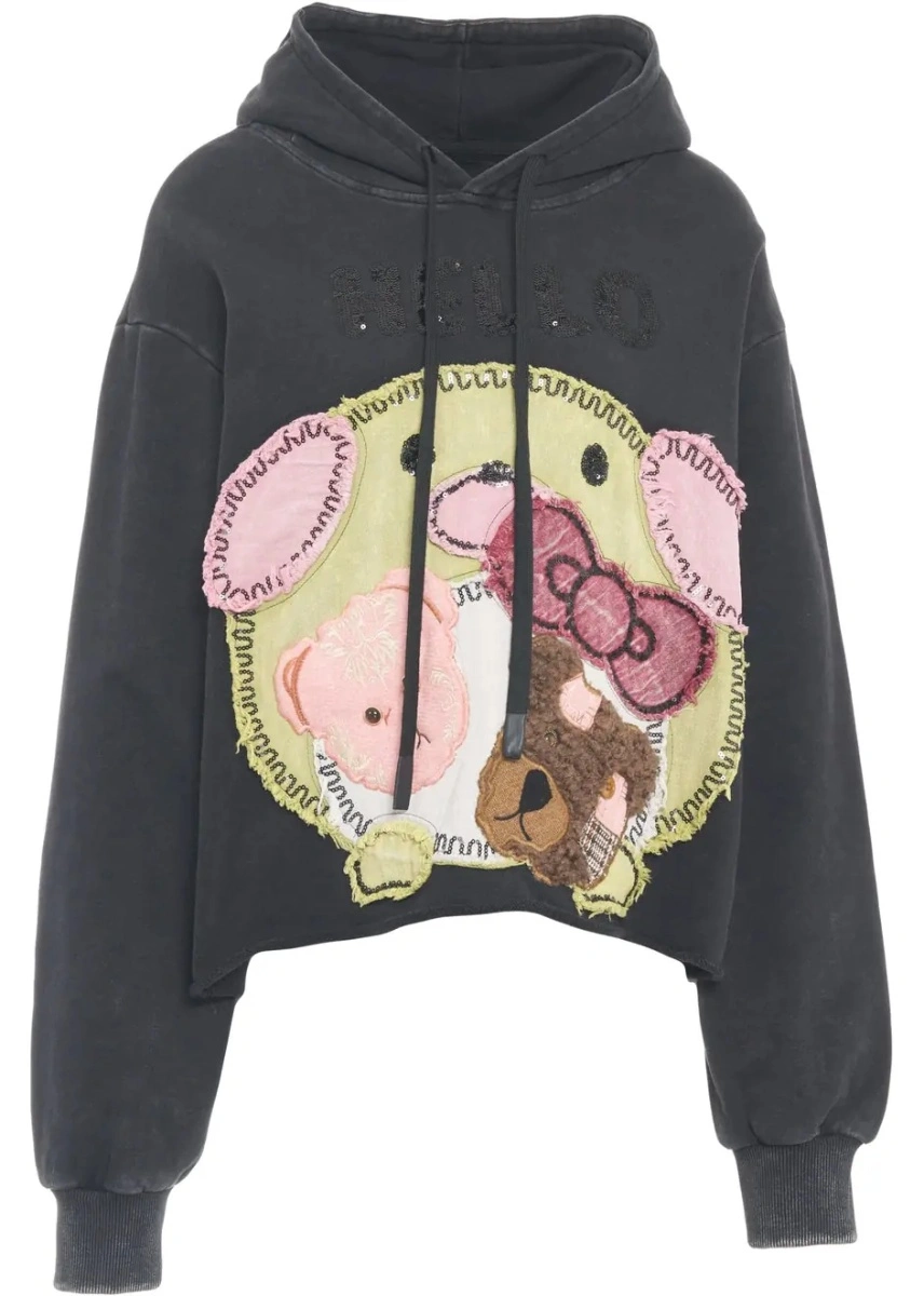 Bluza de trening Mini Me Paris neagra - Img 2