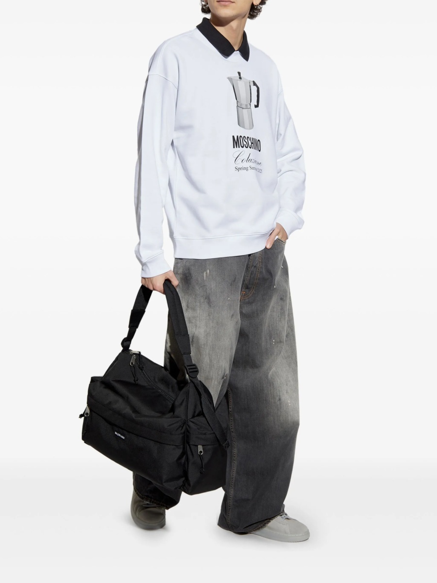 Bluza de trening Moschino alba - Img 2
