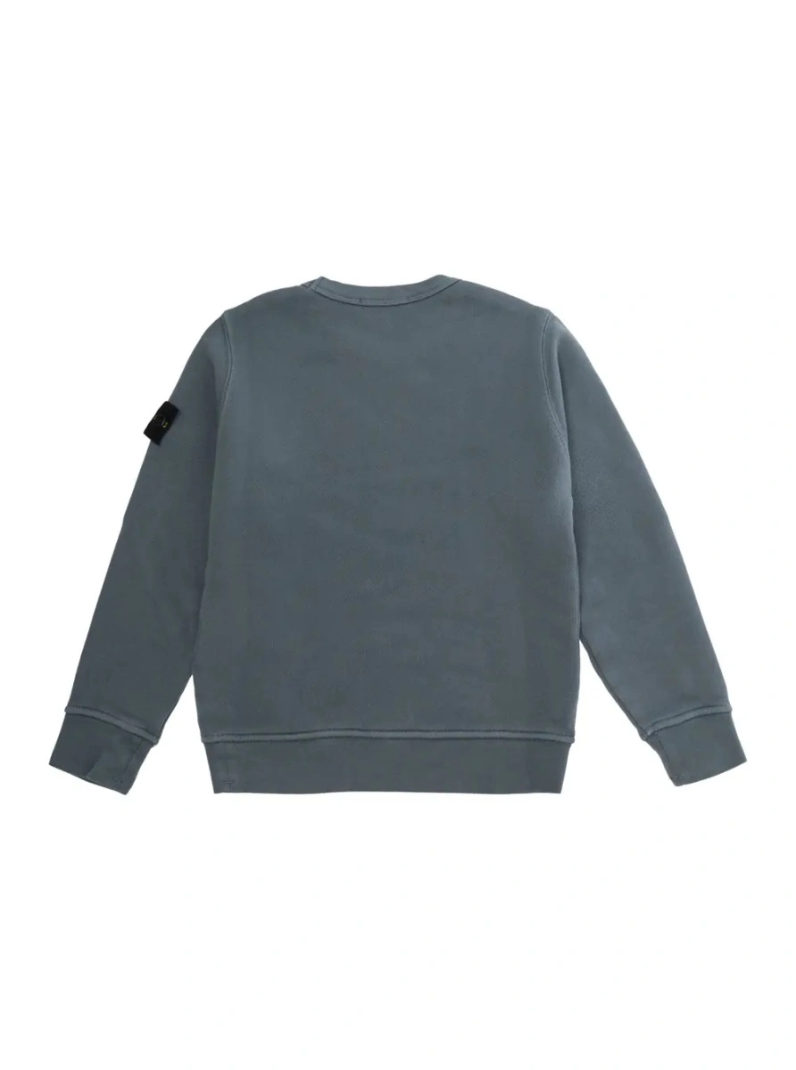 Bluza de trening Stone Island albastra din bumbac - Img 2
