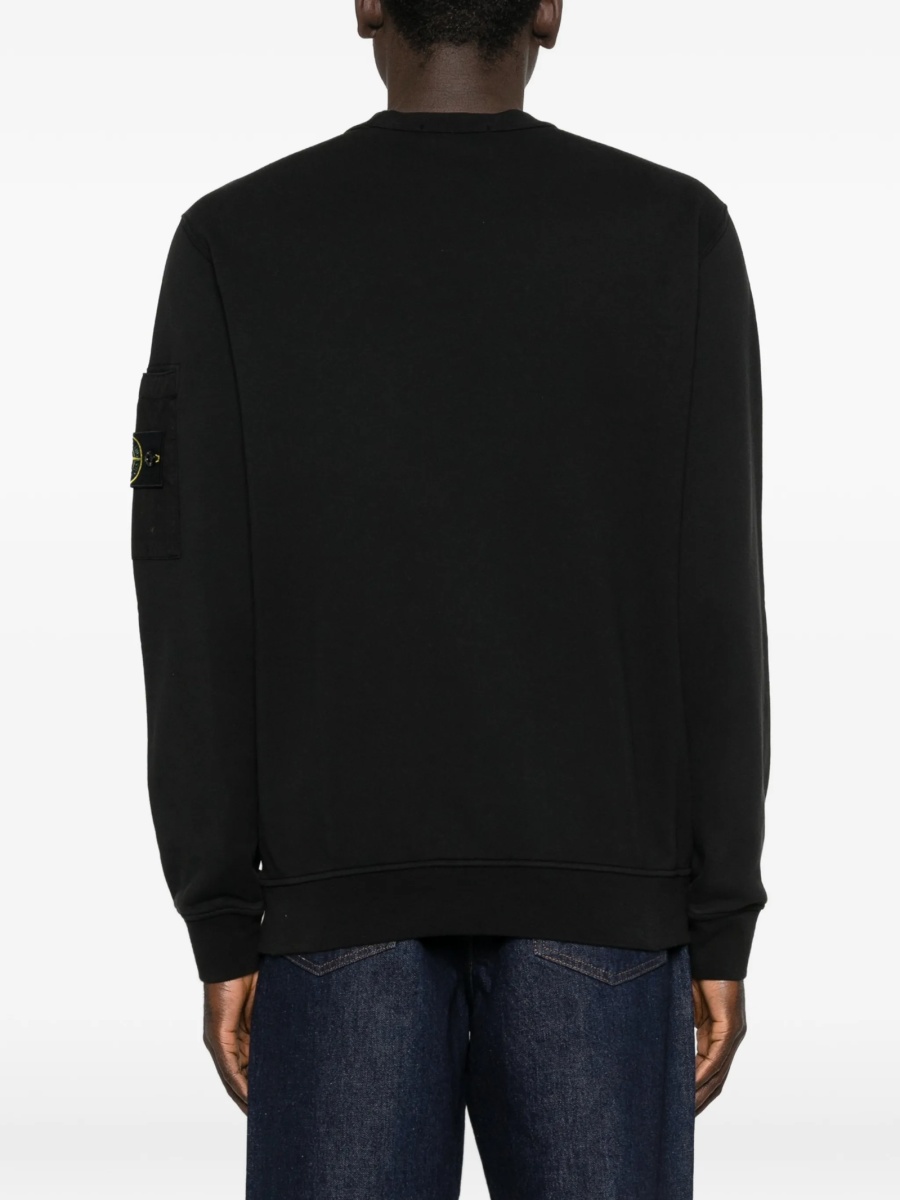 Bluza de trening Stone Island neagra - Img 4