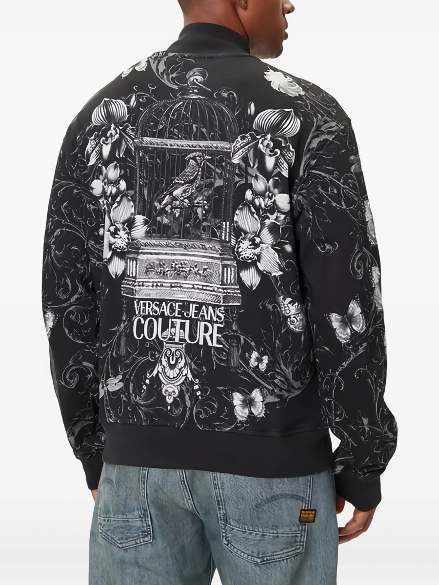 Bluza de trening Versace Jeans Couture neagra - Img 3