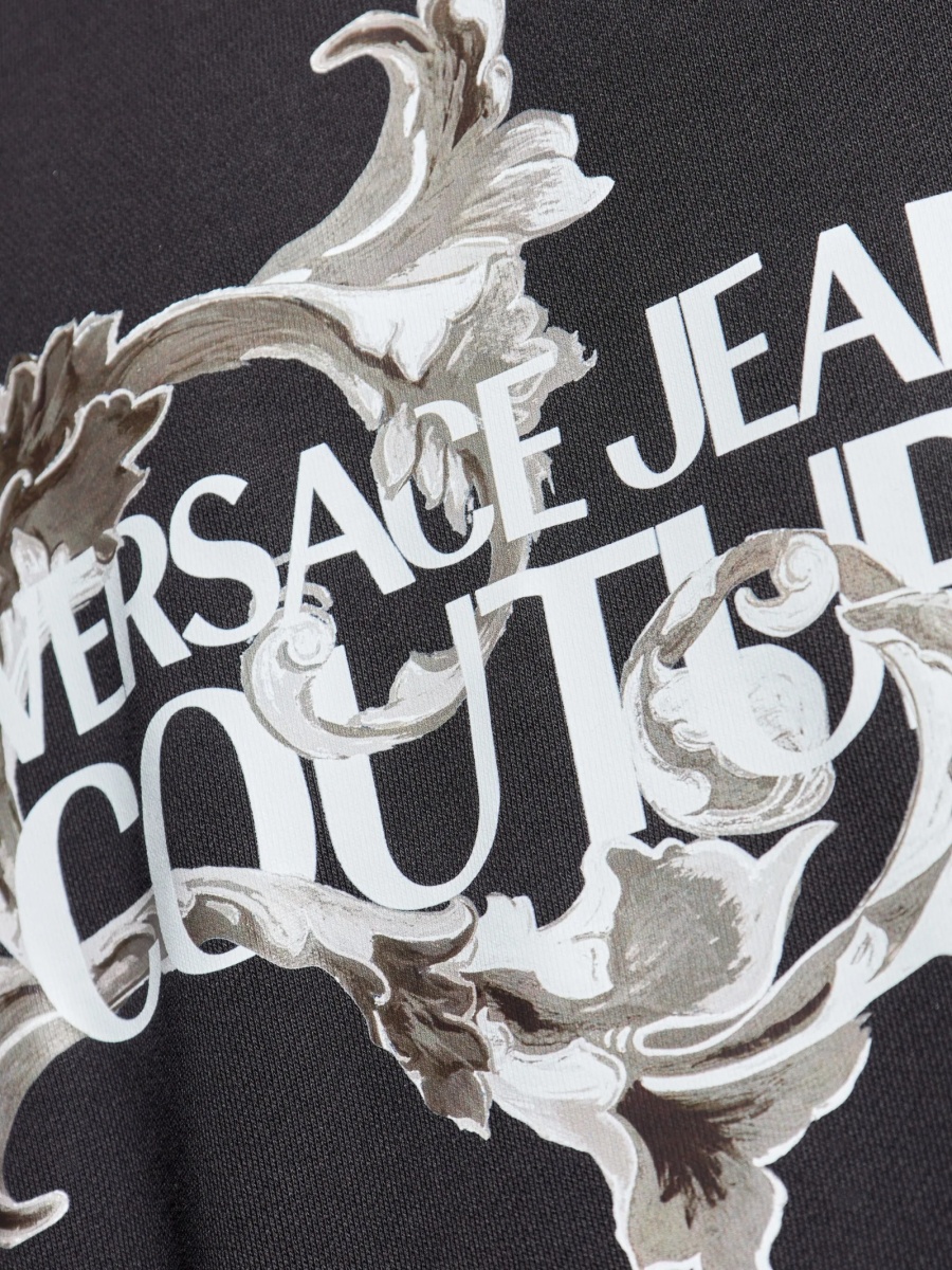 Bluza de trening Versace Jeans Couture neagra - Img 5