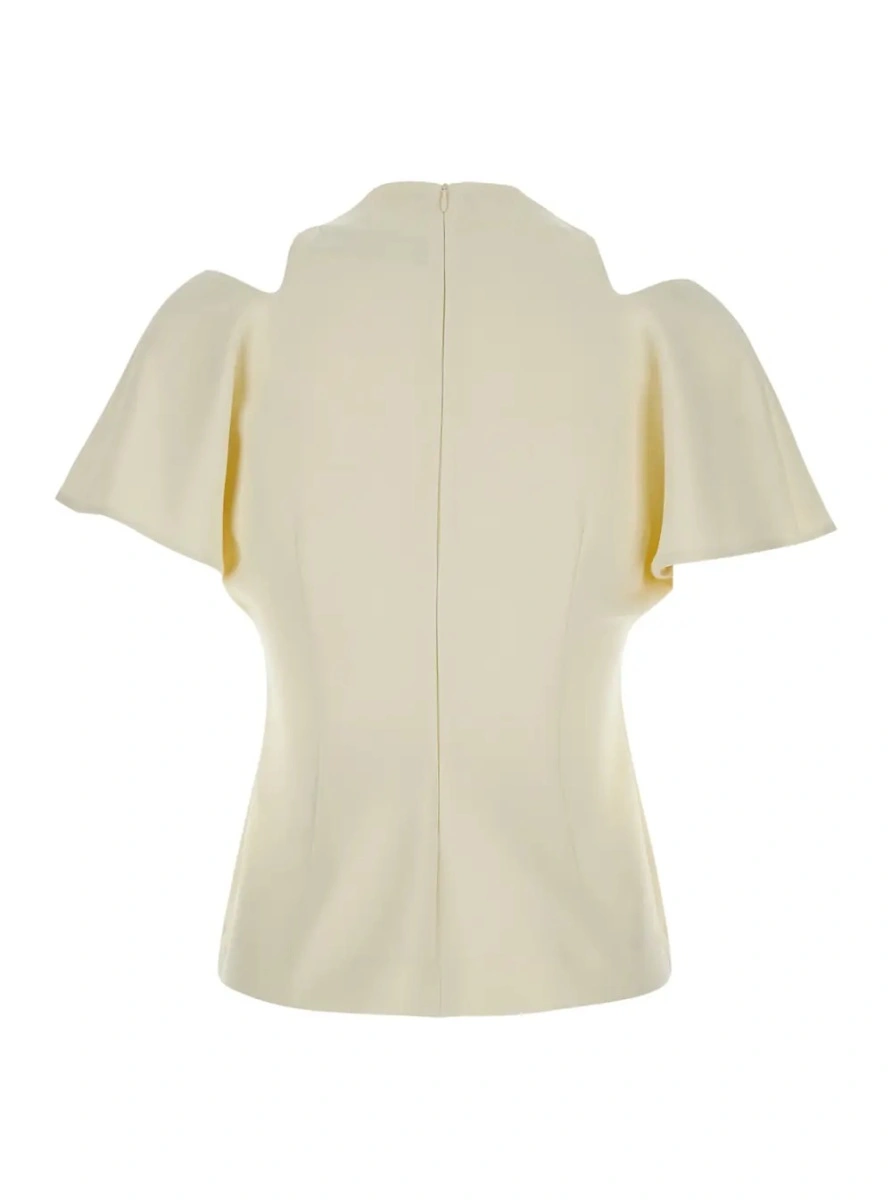Bluza FEDERICA TOSI alba din matase - Img 2