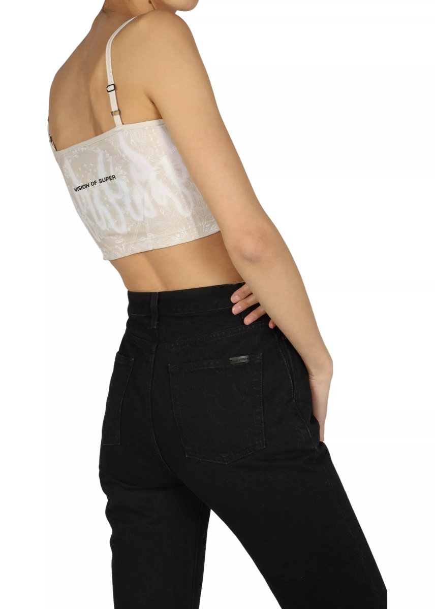 Bluza Pailsey Pattern Crop Top - Img 4