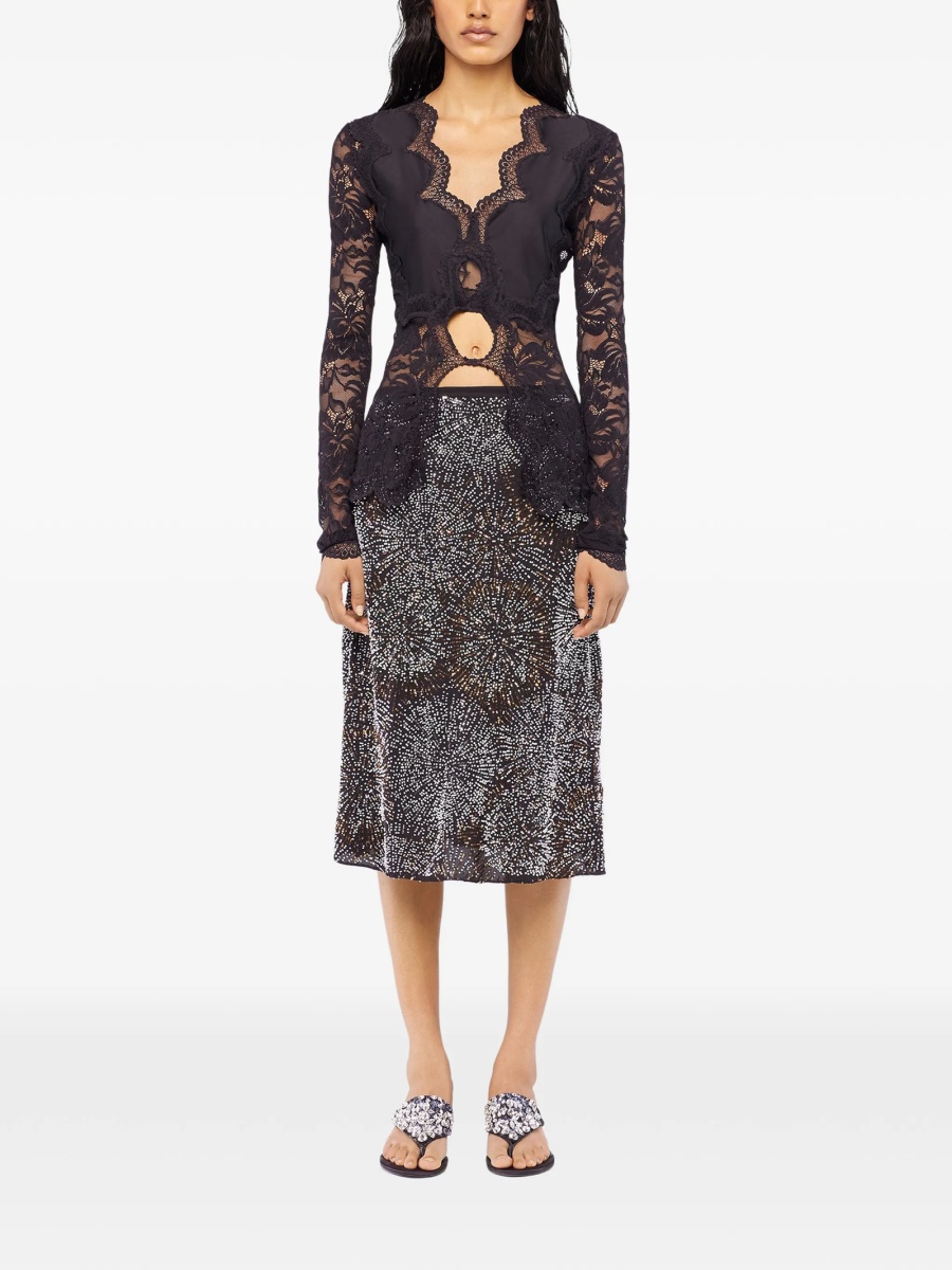 Bluza RABANNE neagra - Img 2