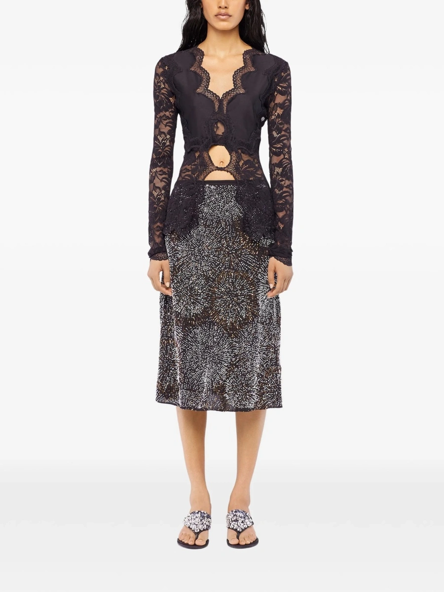 Bluza RABANNE neagra - Img 2