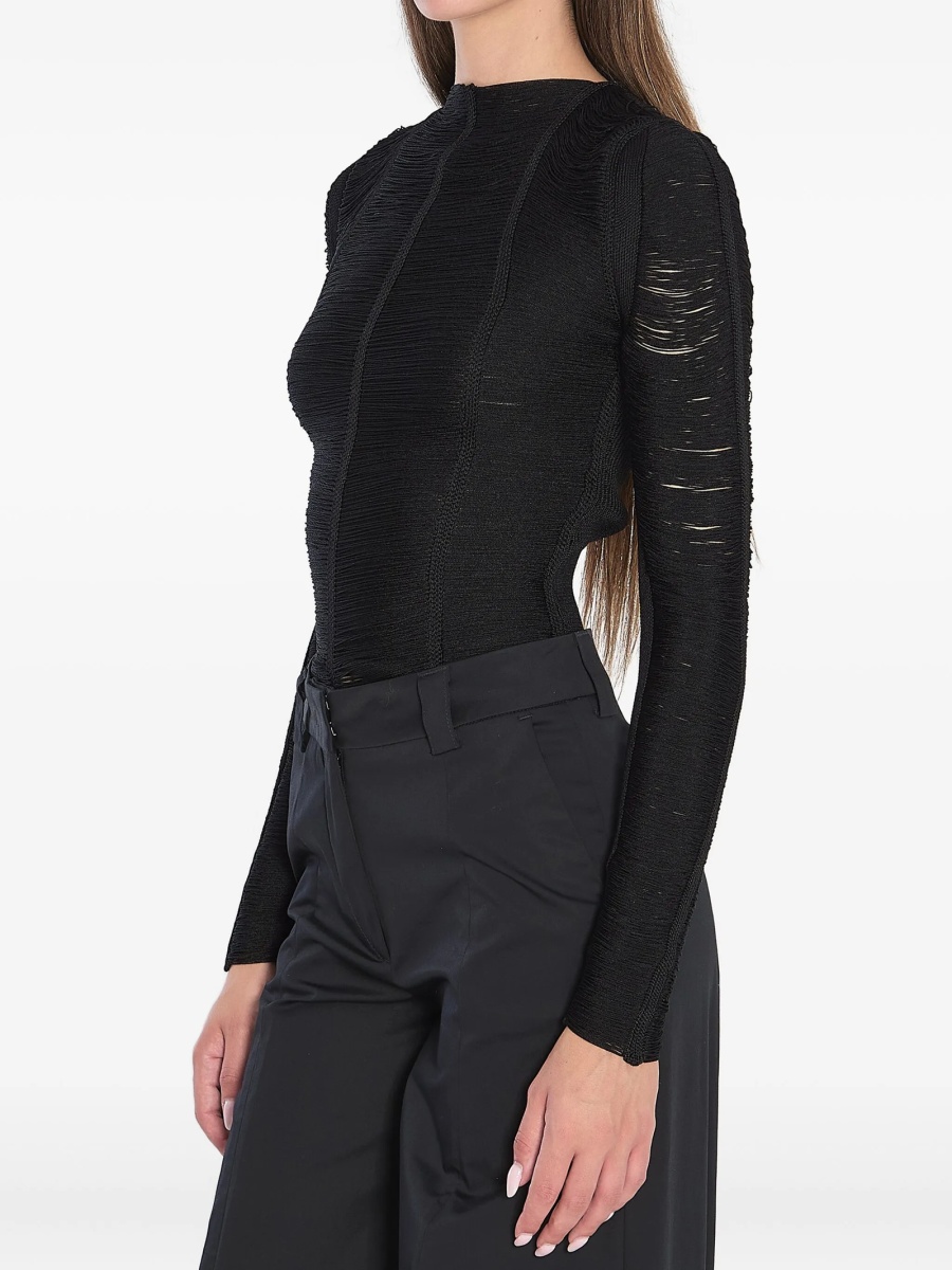 Bluza THE ATTICO neagra - Img 2