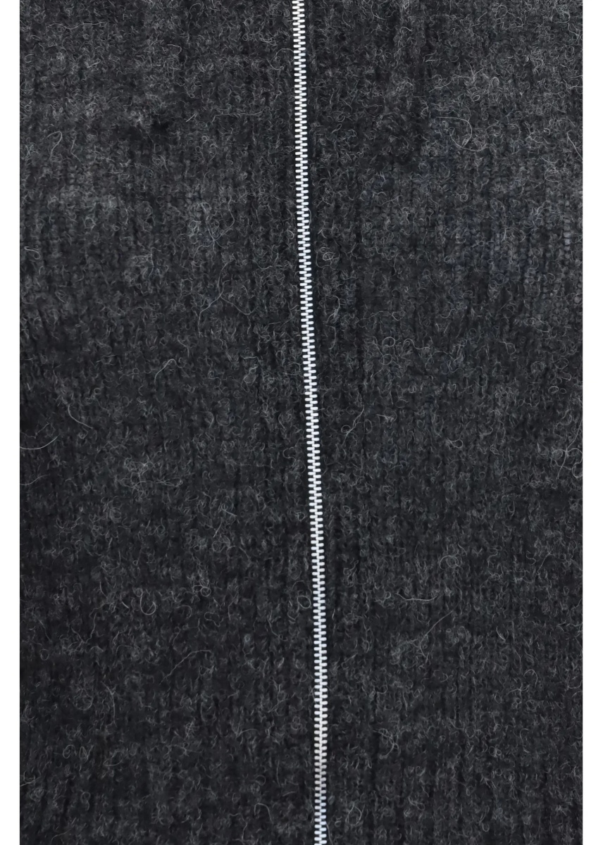Bluza trening Alpaca-blend Zip-Up Hoodie - Img 3