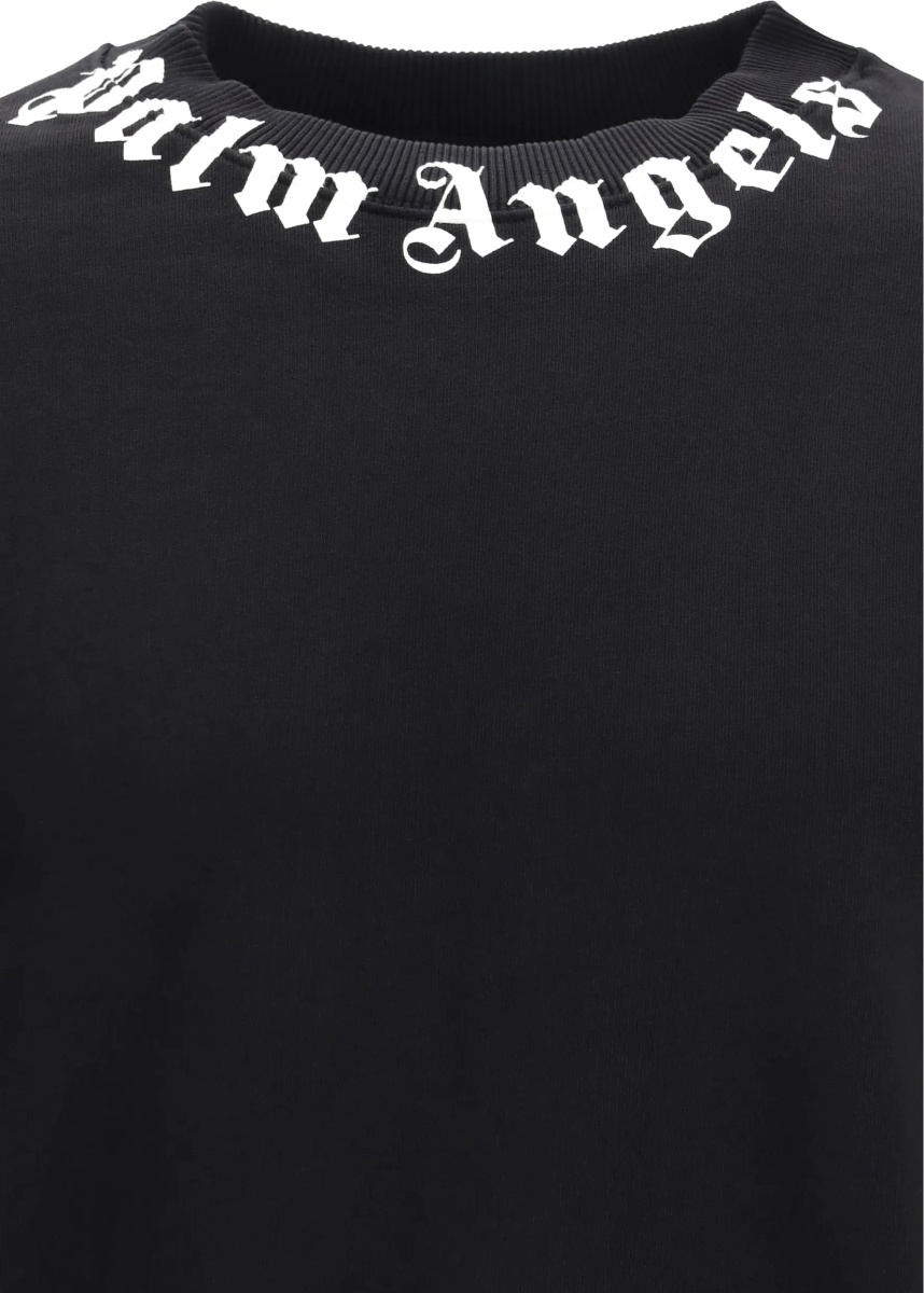 Bluza trening Cotton crewneck Sweatshirt with logo - Img 3