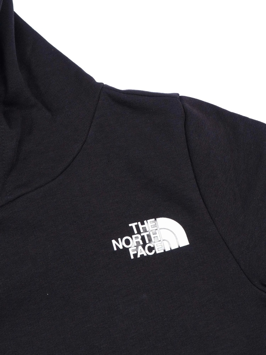 Bluza trening TEEN SIMPLE DOME LIGHT REG HOODIE TNF BLACK - Img 3
