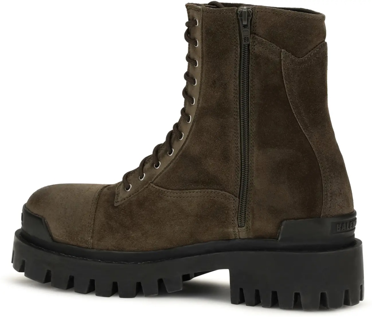 Bocanci Combat Strike waxed suede calf leather Boots - Img 3