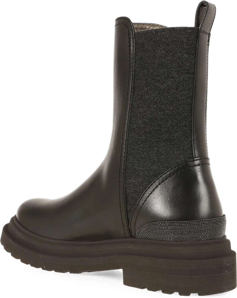 Bocanci Leather Chelsea Ankle Boots - Img 5