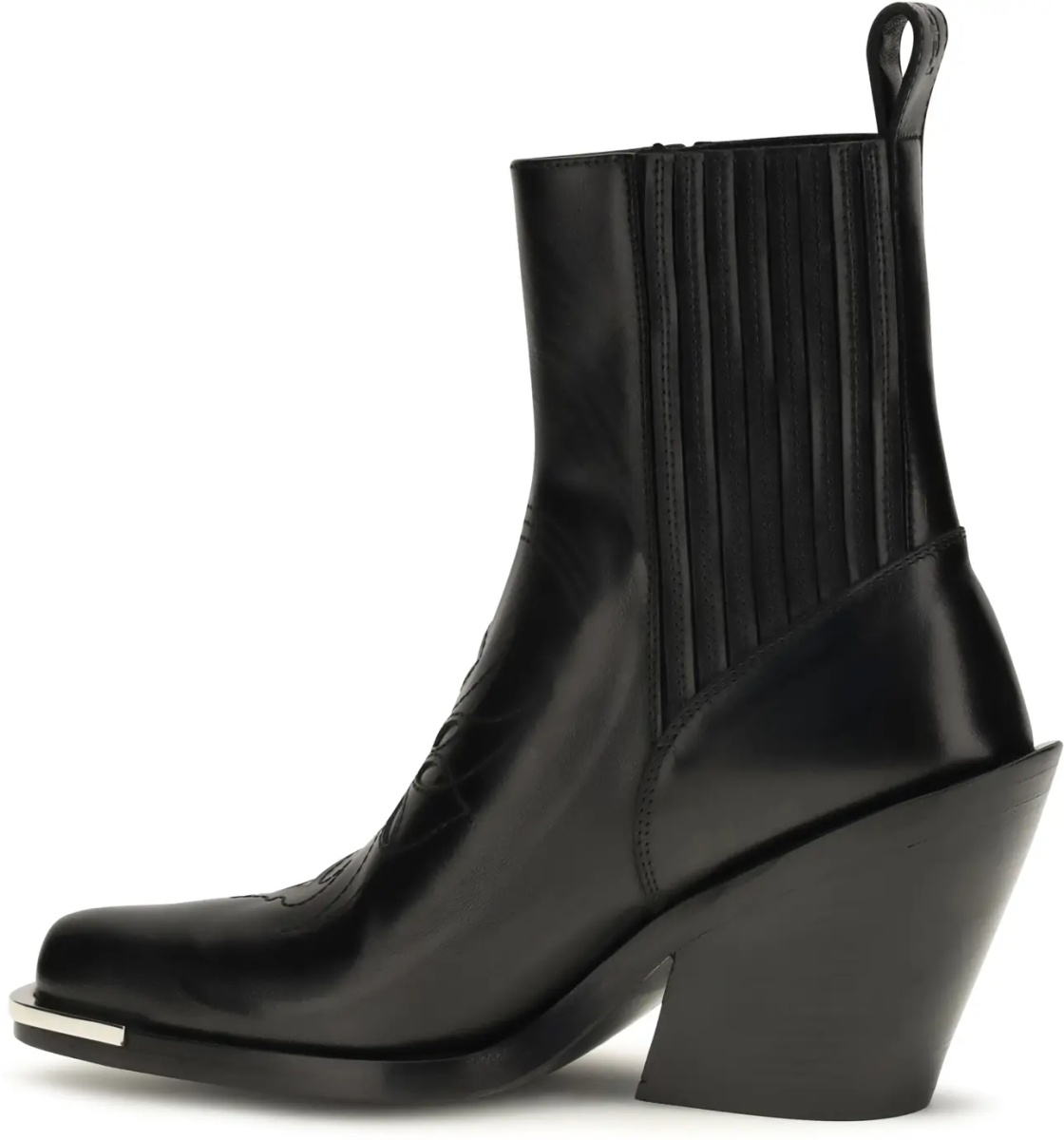 Bocanci Leather cowboy Ankle Boots - Img 3