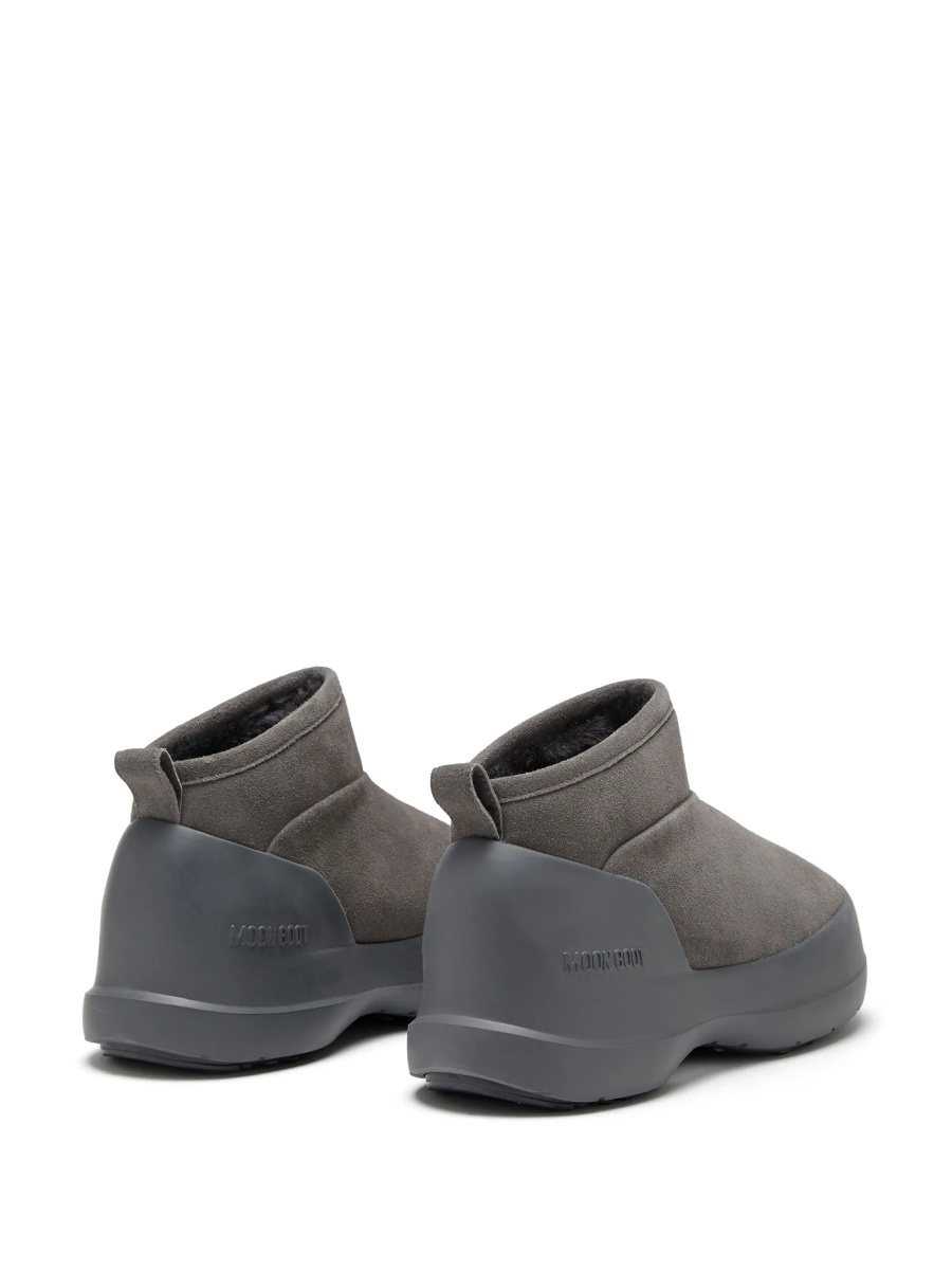 Bocanci Moon Boot gri din piele intoarsa - Img 3