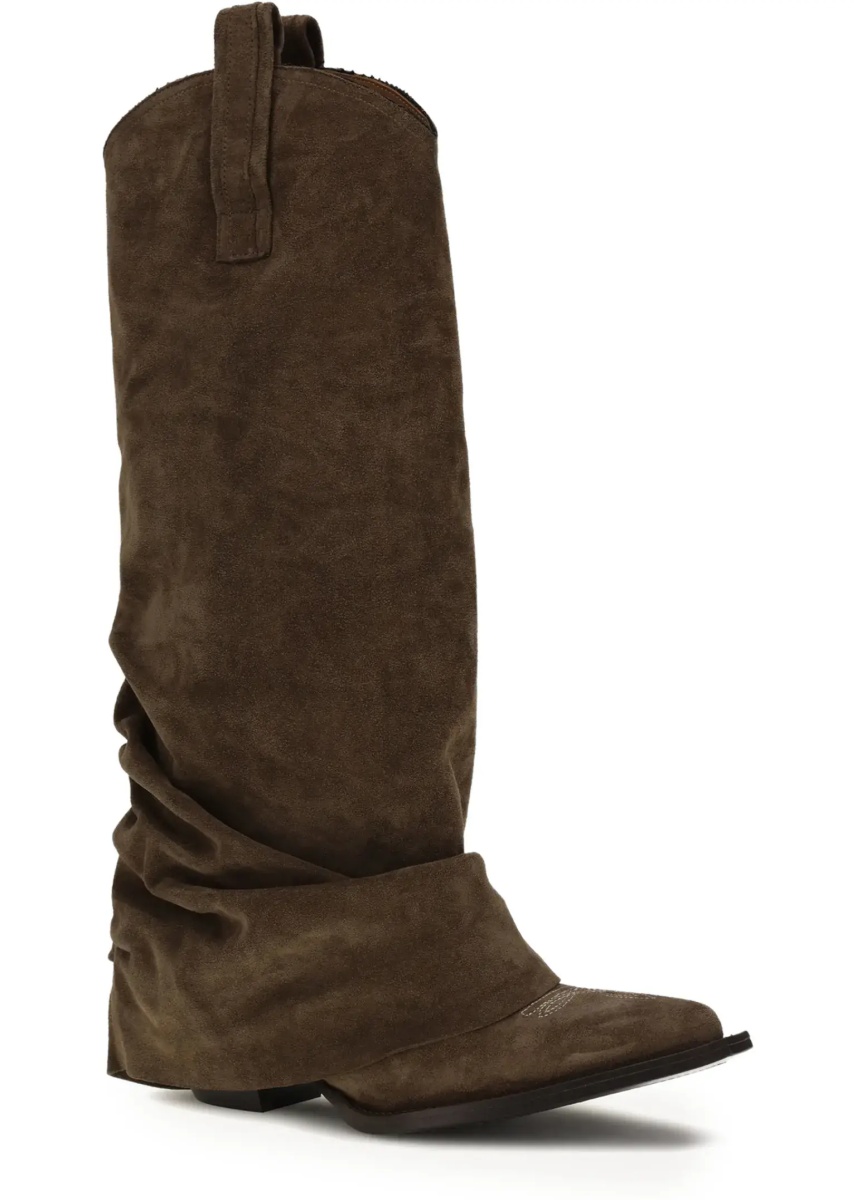Bocanci Suede Cowboy Boots - Img 4