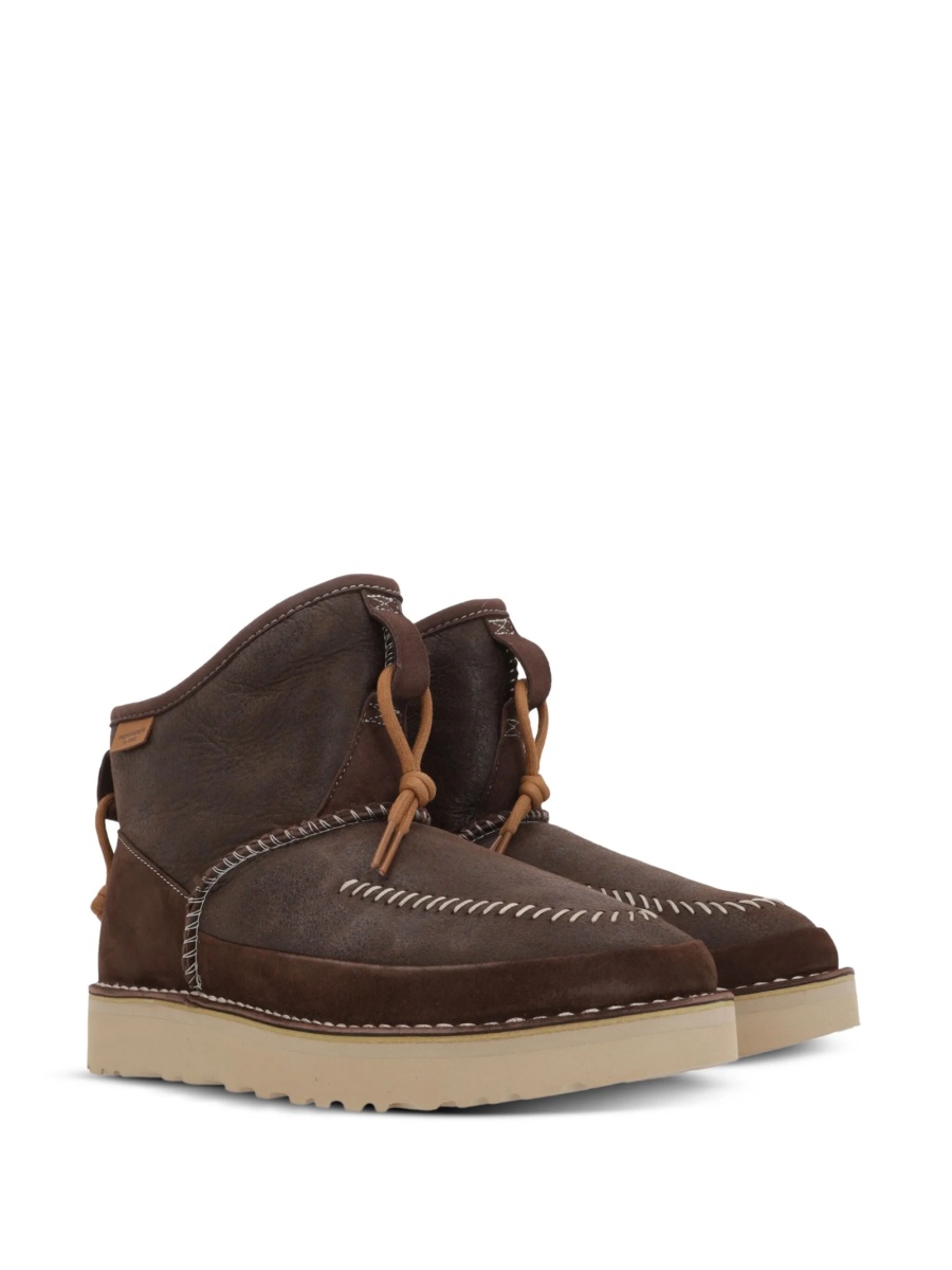 Bocanci UGG maro din piele - Img 2