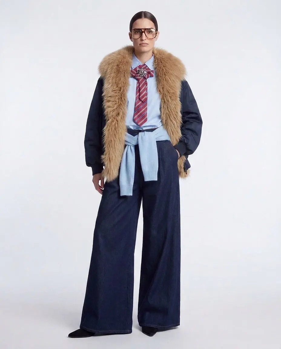 Bomber Bomber jacket with sheepskin - Img 3