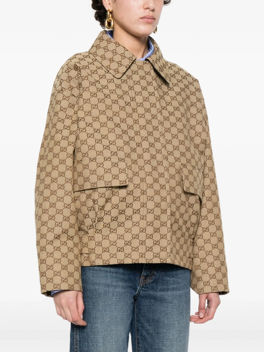 Bomber GG Canvas bomber Jacket - Img 5