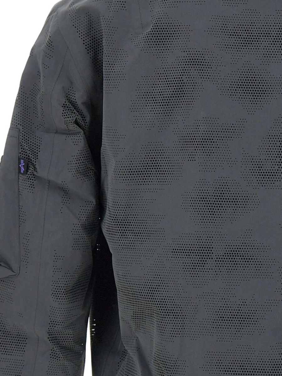 Bomber jacket Alpha Industries gri din polyester - Img 5