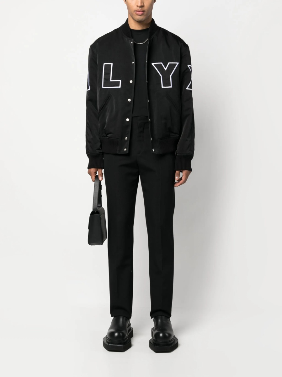 Bomber jacket Alyx neagra din polietilena si poliamida - Img 2