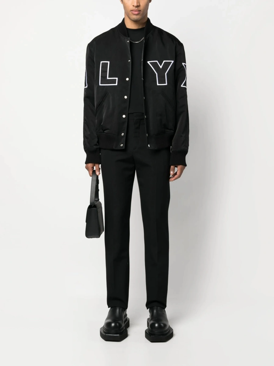 Bomber jacket Alyx neagra din polietilena si poliamida - Img 2